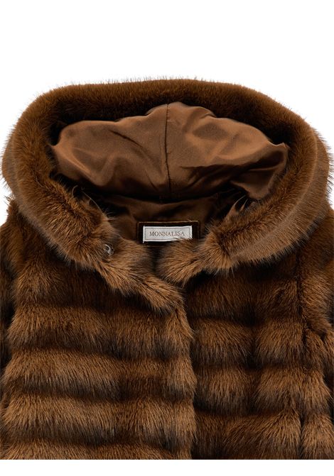 Giacca in pelliccia sintetica MONNALISA KIDS | 17H101 80330006
